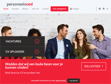 Tablet Screenshot of personeelsned.nl